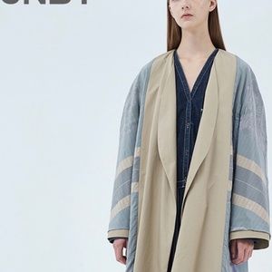 Reversible JNBY trench long coat